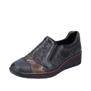 Rieker, 53768-00, Schwarz