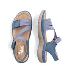 Rieker, 64870-14, Royal Jeans-Weiss