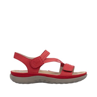 Rieker, 64870-33, Rot - Weiss