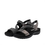 Rieker, 64870-42, Schwarz - Weiss