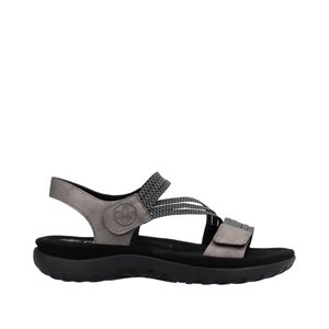 Rieker, 64870-42, Schwarz - Weiss