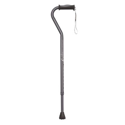 Canne Airgo poignée désaxée - Anthracite Canne Airgo poignée désaxée - Anthracite
