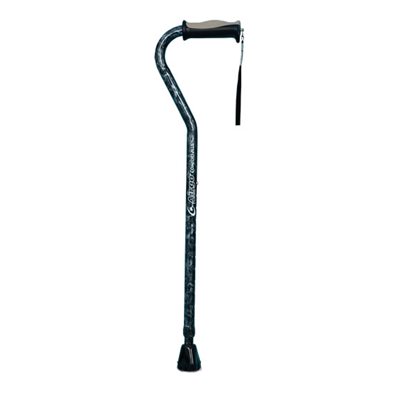 Canne Airgo poignée désaxée - Graphite Canne Airgo poignée désaxée - Graphite