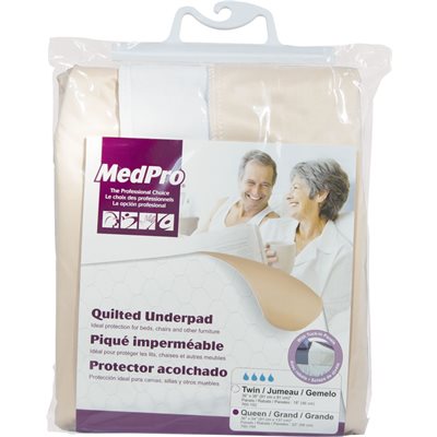 Piqué imperméables avec rabat, Med Pro ( 36" x 54" ) Piqué imperméables avec rabat, Med Pro ( 36" x 54" )