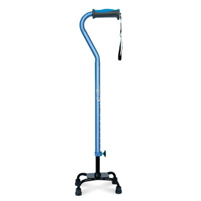 Drive, Canne quadripode base étroite - Bleu Drive, Canne quadripode base étroite - Bleu