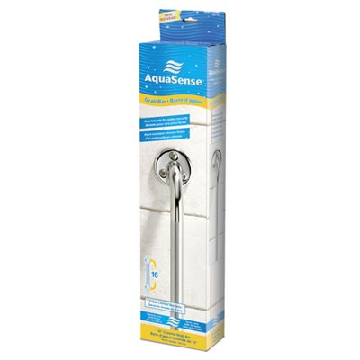 Drive, Barre d'appui striée chromée 16" Drive, Barre d'appui striée chromée 16"