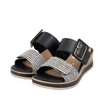 Remonte, D6463-03, Schwarz - Crema