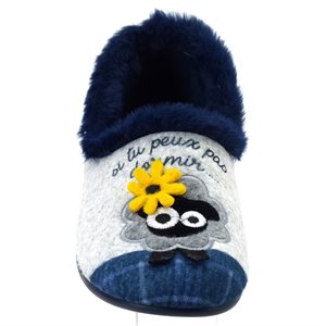 Pantoufle Ducale, G1-7359, Marine Multi