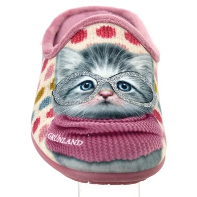 Pantoufle Grunland, C12429, Chat Rose Pantoufle Grunland, C12429, Chat Rose