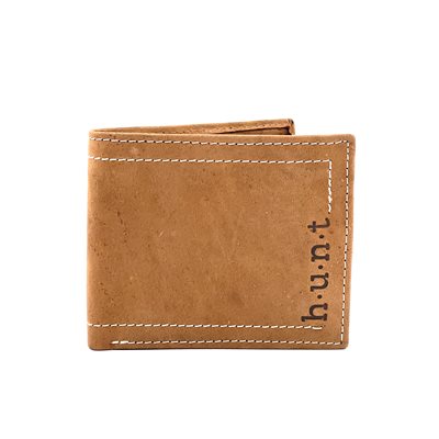 Hunt, Portefeuille en Cuir, RFID, Brun Moyen Hunt, Portefeuille en Cuir, RFID, Brun Moyen