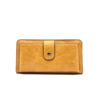 Zac, Portefeuille en Cuir VG, Courroie, Jaune Zac, Portefeuille en Cuir VG, Courroie, Jaune