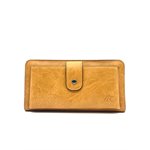 Zac, Portefeuille en Cuir VG, Courroie, Jaune