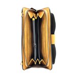 Zac, Portefeuille en Cuir VG, Courroie, Jaune