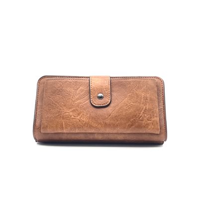 Zac, Portefeuille en Cuir VG, Courroie, Tabac / Cognac Zac, Portefeuille en Cuir VG, Courroie, Tabac / Cognac
