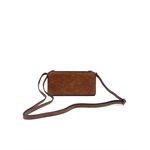 Zac, Portefeuille en Cuir VG, Courroie, Tabac / Cognac