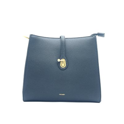 Pixie Mood, Lock shoulder bag, Black Pebbled Pixie Mood, Lock shoulder bag, Black Pebbled