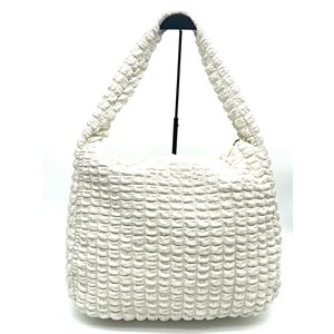 Pixie Mood, Sac à bandoulière XL Waffle, Coconut Cream