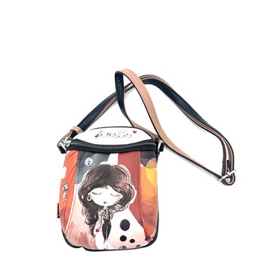 Anekke, Sac a main bandouliere, Beige / Multi Anekke, Sac a main bandouliere, Beige / Multi