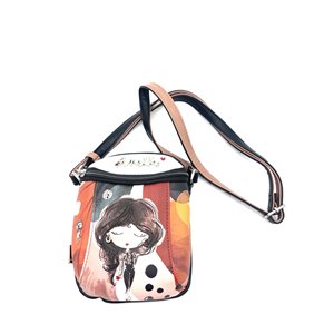 Anekke, Sac a main bandouliere, Beige / Multi