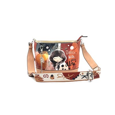 Anekke, Sac a main bandouliere, Beige / Multi Anekke, Sac a main bandouliere, Beige / Multi