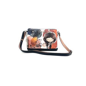 Anekke, Sac a main bndouliere, Beige / Multi
