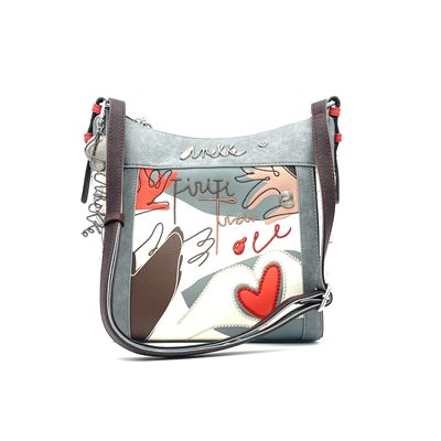 Anekke, Sac a main bandouliere, Beige / Multi Anekke, Sac a main bandouliere, Beige / Multi
