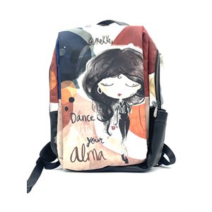 Anekke, Sac a dos, Beige / Multi