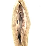 JAK'S, Sac à main, Reglisse- Beige