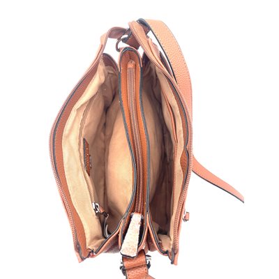 LaDiva, Sac à main à bandoulière, Cognac