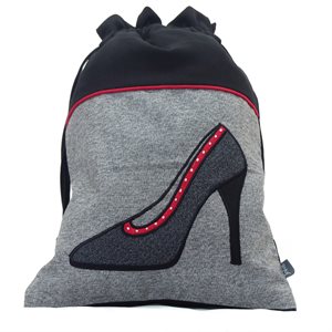SOU-008-POI, Shoes Bag, Poivre / Pepper