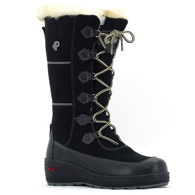 Pajar,Nicole, Vintage Black,Nubuck Black