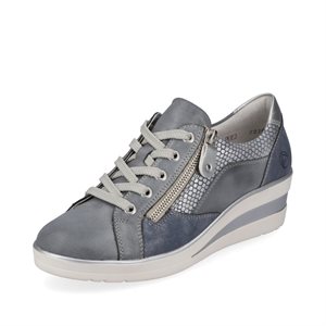 Remonte, R7216-12, Snakeprint-Blu