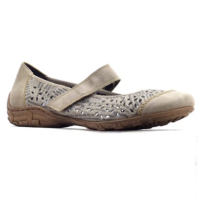 Rég 109.98 - 50 % Rieker, L2075-42, Gris. Rég 109.98 - 50 % Rieker, L2075-42, Gris.