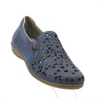 Rég 99.98 - 50 % Rieker, 53965-10, Lightblue / mogano