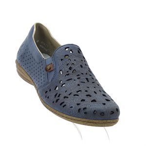 Rég 99.98 - 50 % Rieker, 53965-10, Lightblue / mogano