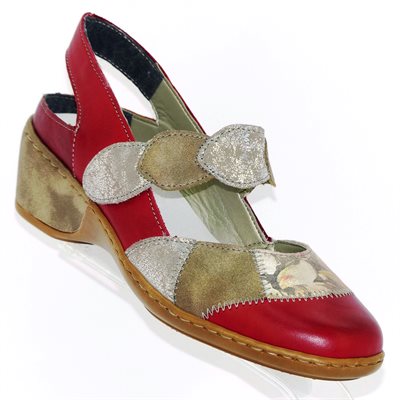 Rieker, 47159-33, Rouge