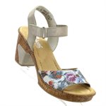 Rieker, 69789-90, weiss-multi / muschel