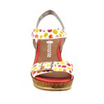 Remonte, D4754-81, Bianco / blutorange
