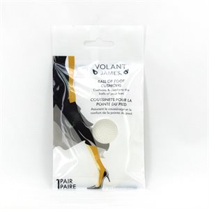 Volant James, Coussinets pour pointe de pied
