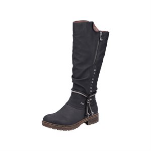 Rieker, Z4759-01, Schwarz / Brandy