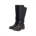 Rieker, Z4759-01, Schwarz / Brandy