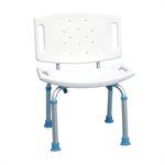 Aquasense, Banc de bain avec dossier