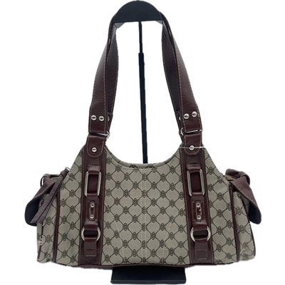 Bourse, Motif losange beige et de rouge Bourse, Motif losange beige et de rouge